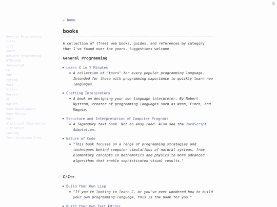 books screenshot
