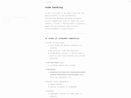 code-backlog screenshot