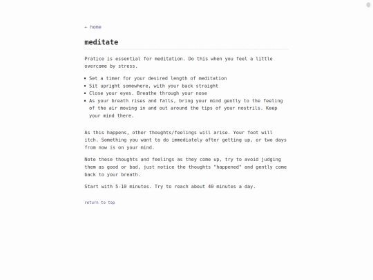 meditate screenshot