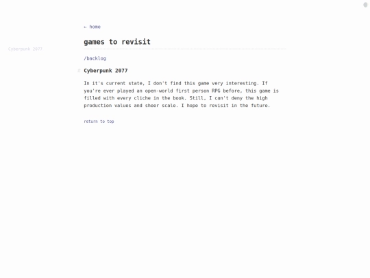 revisit screenshot