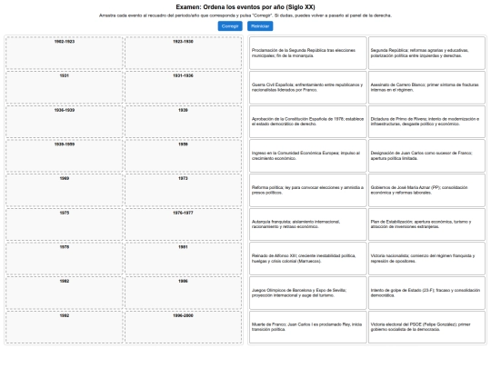 Examen Siglo XX screenshot