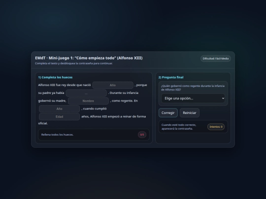 MiniJuegoAlfonsoXIII screenshot