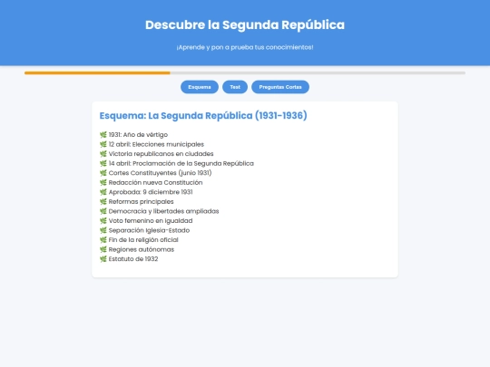 Segunda república apuntes screenshot