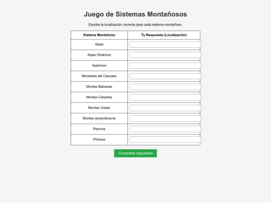 Sistemas montañosos screenshot