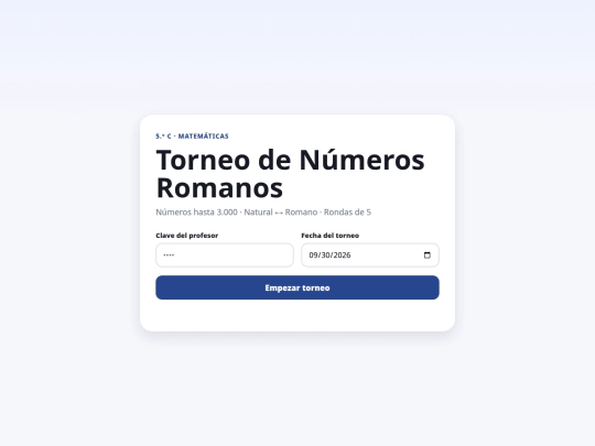 Torneo_Numeros_Romanos_30_septiembre_2026 screenshot