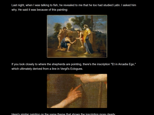 essays/paintings screenshot