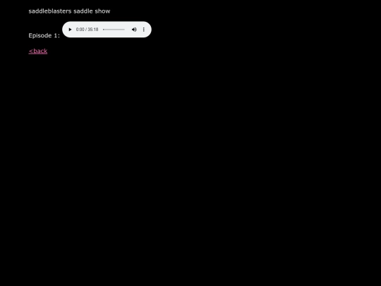 saddle-show screenshot