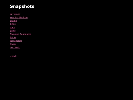 snapshots screenshot