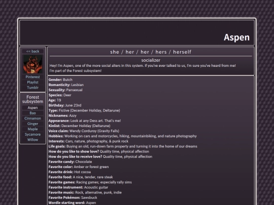 pages/aspen screenshot