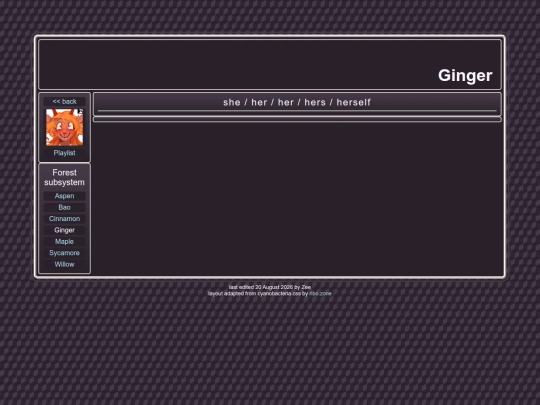 pages/ginger screenshot