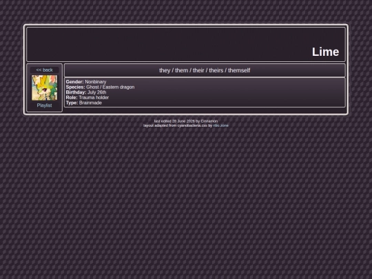 pages/lime screenshot