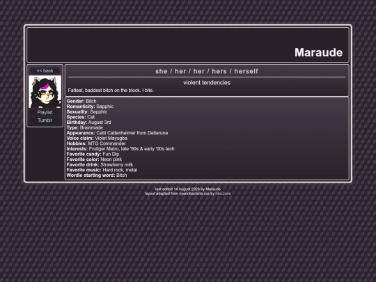 pages/maraude screenshot