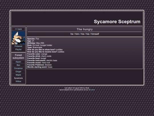 pages/sycamore screenshot