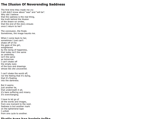 poems/oldtoys screenshot