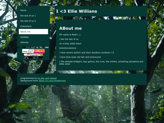 page/about screenshot