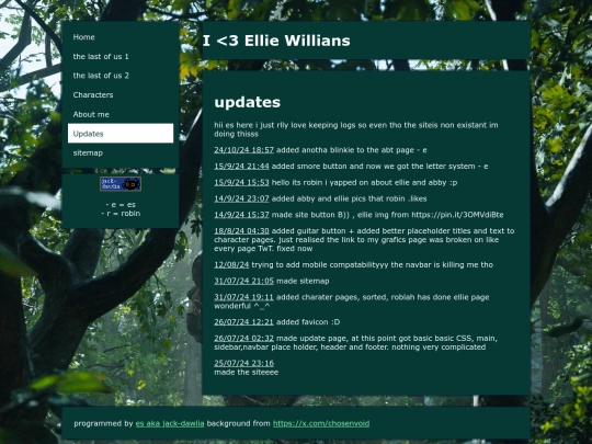 page/updates screenshot