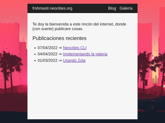 index screenshot