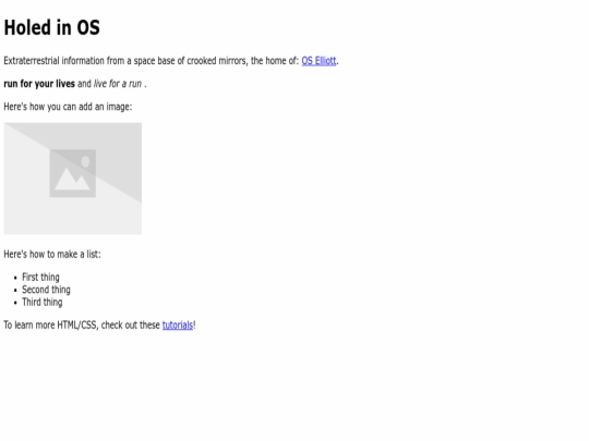 index screenshot