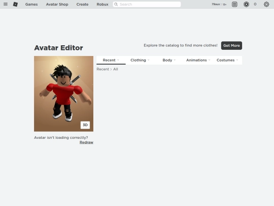 my/avatar screenshot