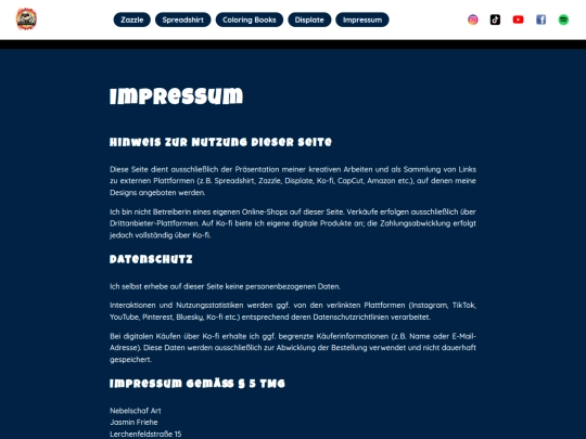 impressum screenshot