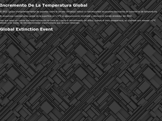 Incrementodelatemperaturaglobal screenshot