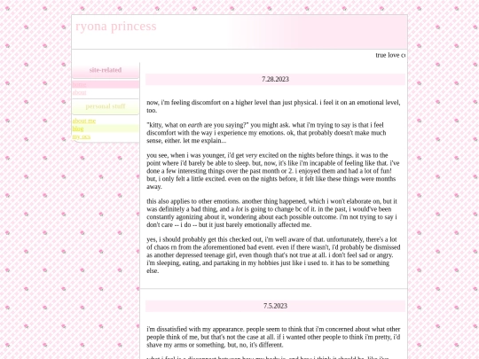 blog screenshot