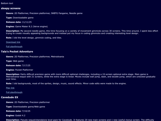 index screenshot