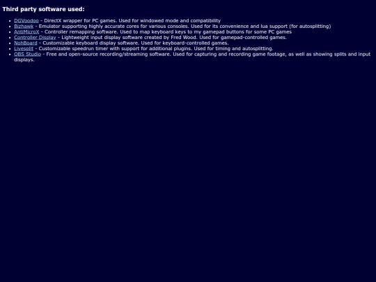 info screenshot