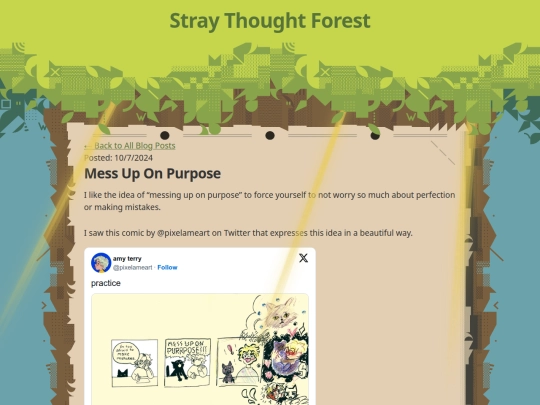 blog/messuponpurpose screenshot