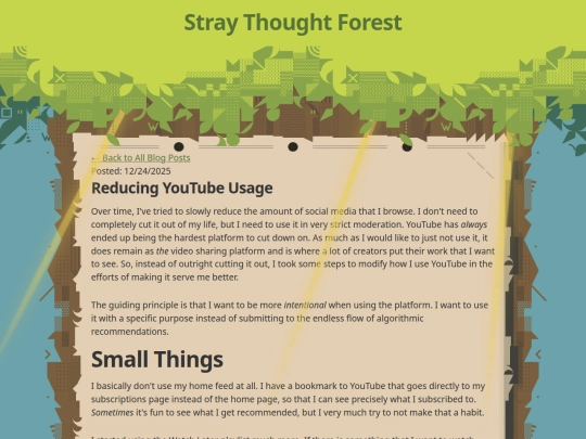 blog/reducingyoutubeusage screenshot