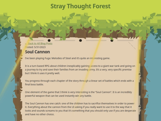 blog/soulcannon screenshot