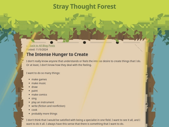 blog/theintensehuntertocreate screenshot