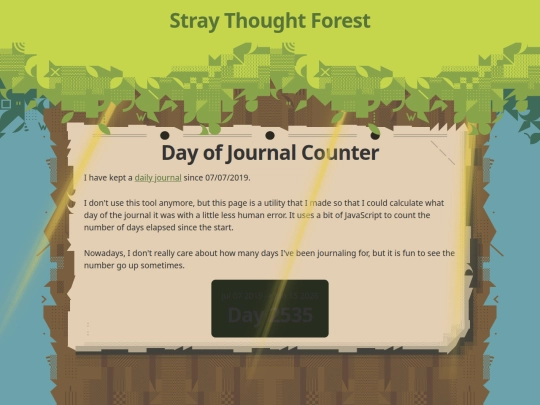 dayofjournal screenshot