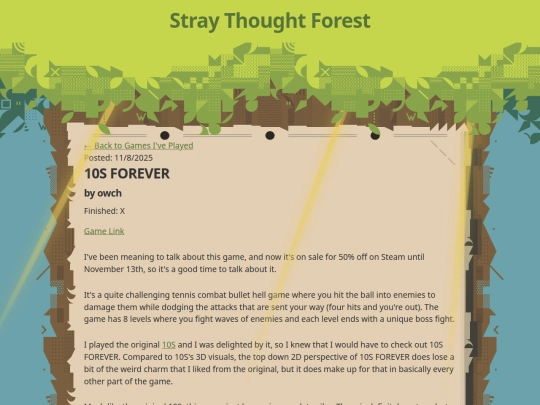 gamesiveplayed/10sforever screenshot