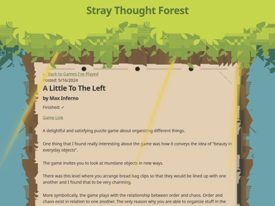 gamesiveplayed/alittletotheleft screenshot