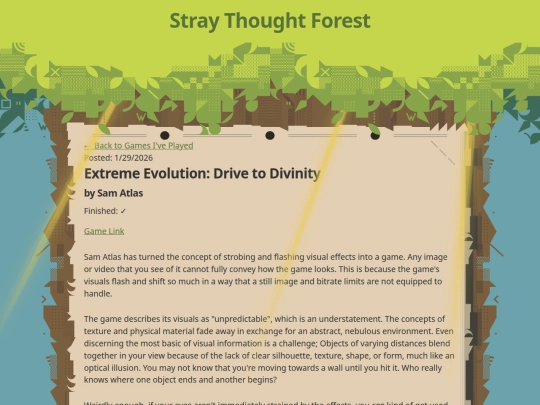gamesiveplayed/extremeevolutiondrivetodivinity screenshot