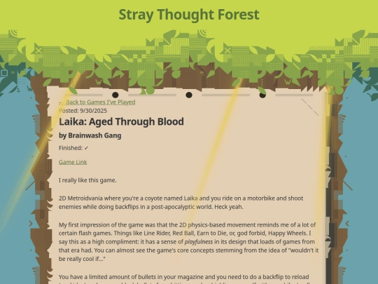 gamesiveplayed/laikaagedthroughblood screenshot