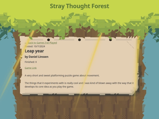 gamesiveplayed/leapyear screenshot