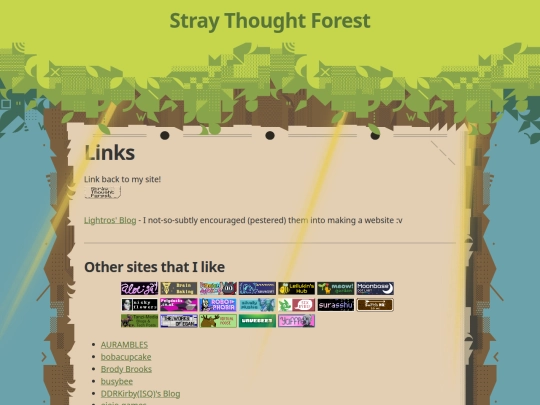 links screenshot
