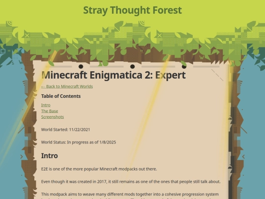 minecraft/enigmatica2expert screenshot