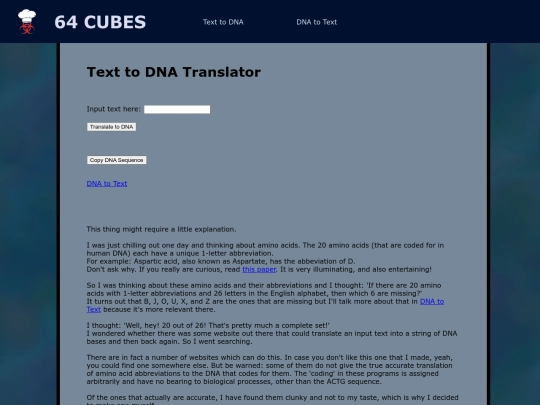 text_to_dna screenshot