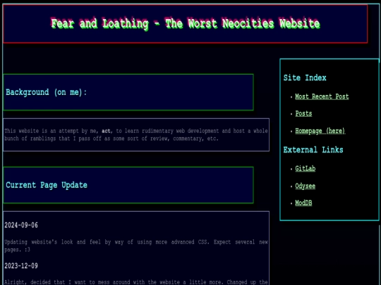 index screenshot