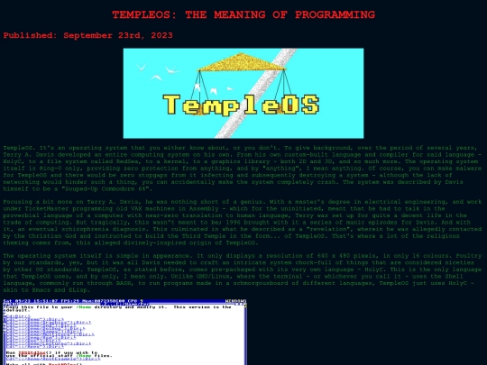 posts/templeos screenshot