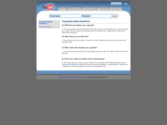 help_faq screenshot