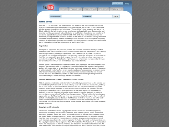 terms screenshot