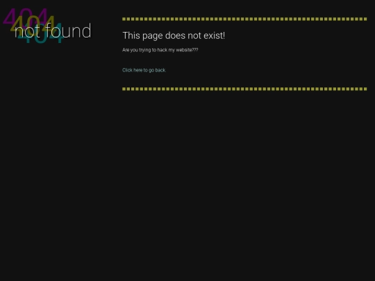not_found screenshot