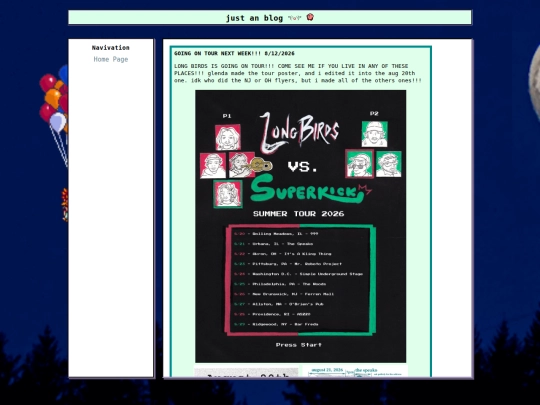 blog screenshot