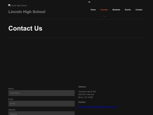 contact screenshot