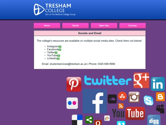 socials screenshot