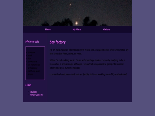 index screenshot